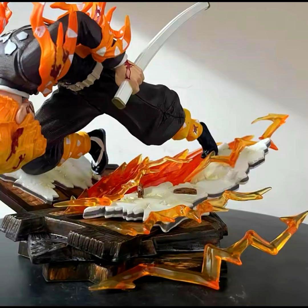 28cm 鬼滅の刃 我妻善逸 火雷神 フィギュア ガレージキット