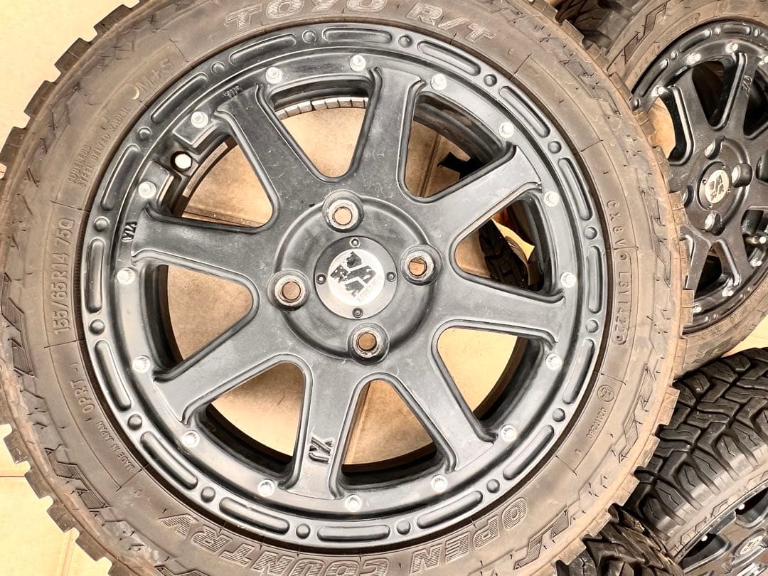 トーヨータイヤ155/65R14 X-TREME Jホイールセット