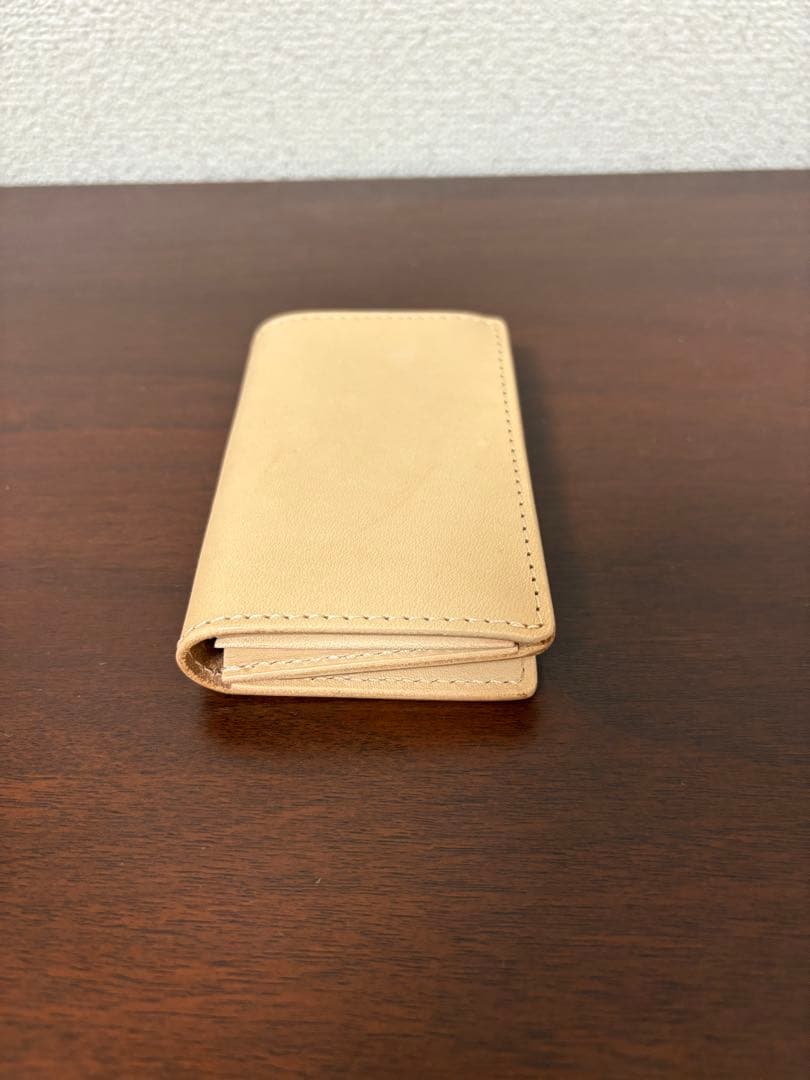 Hender Scheme ベージュ レザー名刺入れ