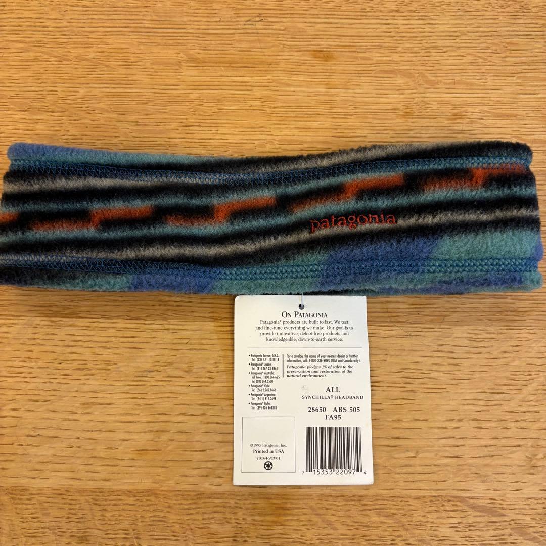 未使用品　パダゴニア　シンチラヘッドバンド　希少　FA95