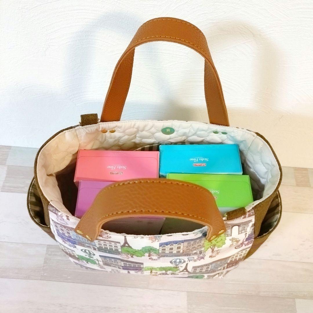 専用☆テイラーサイドポケット付きぷっくりバッグ☆ジョリーフルール