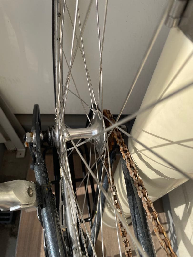 さ*も様 FUJI（フジ）STROLL ストロール 黒 700C シングルスピー