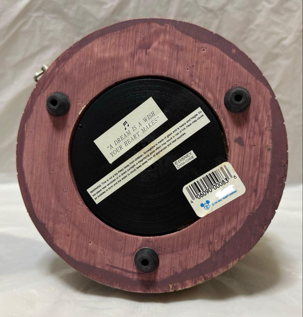 ディズニー シンデレラ オルゴール付き スノーグローブ