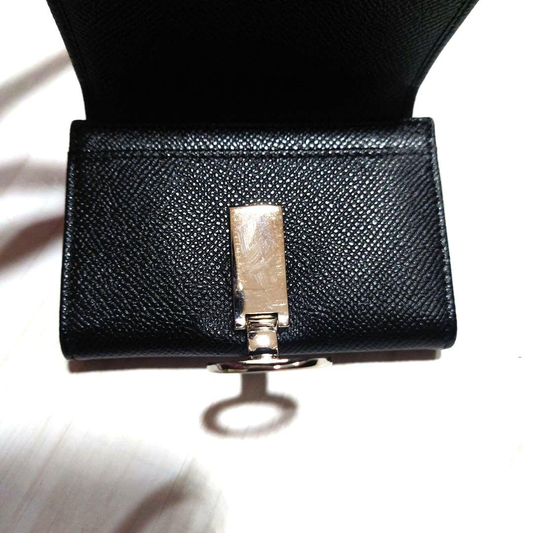 ブルガリ 名刺入れ カードケース ロゴクリップ レザー ブラック ビジネス