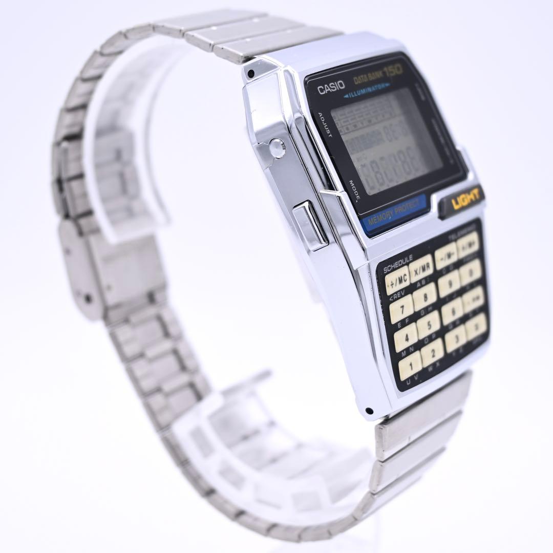 CASIO データバンク DBC-1500 デジタル腕時計 新品電池 稼働品