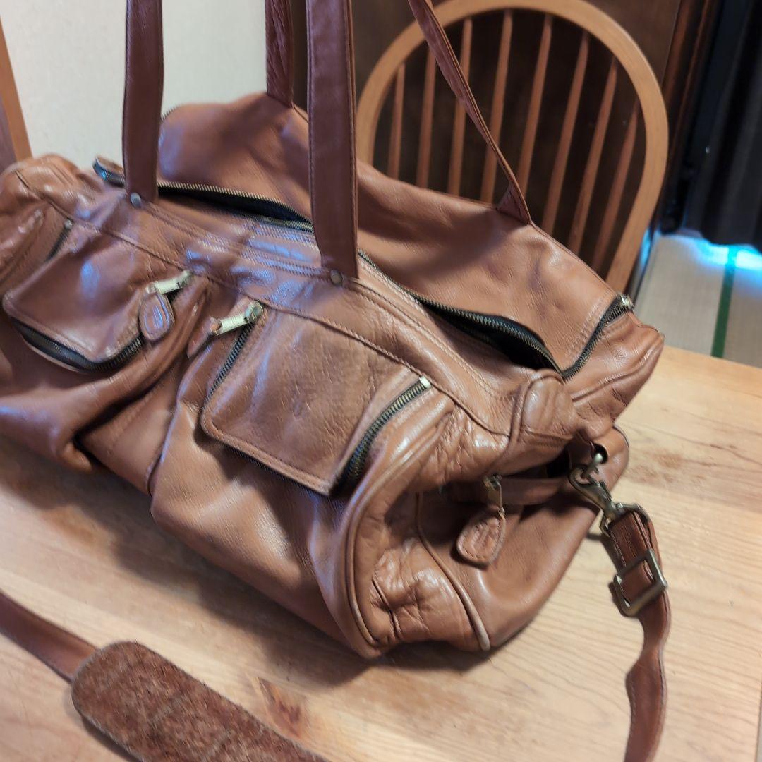 FRYE ボストンバッグ ブラウン