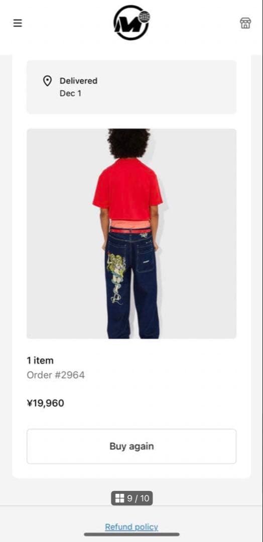 【正規品】minus two ジーンズ W32 L30