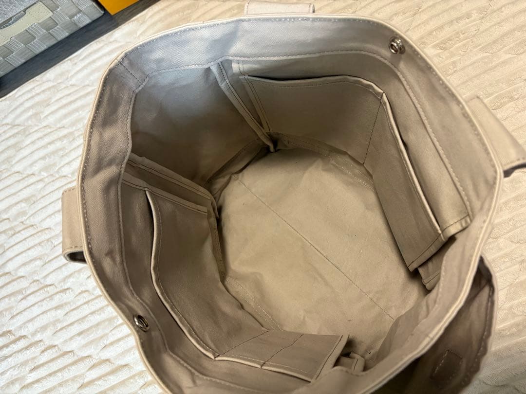 カワニシカバン　帆布　グレーブ　グレー