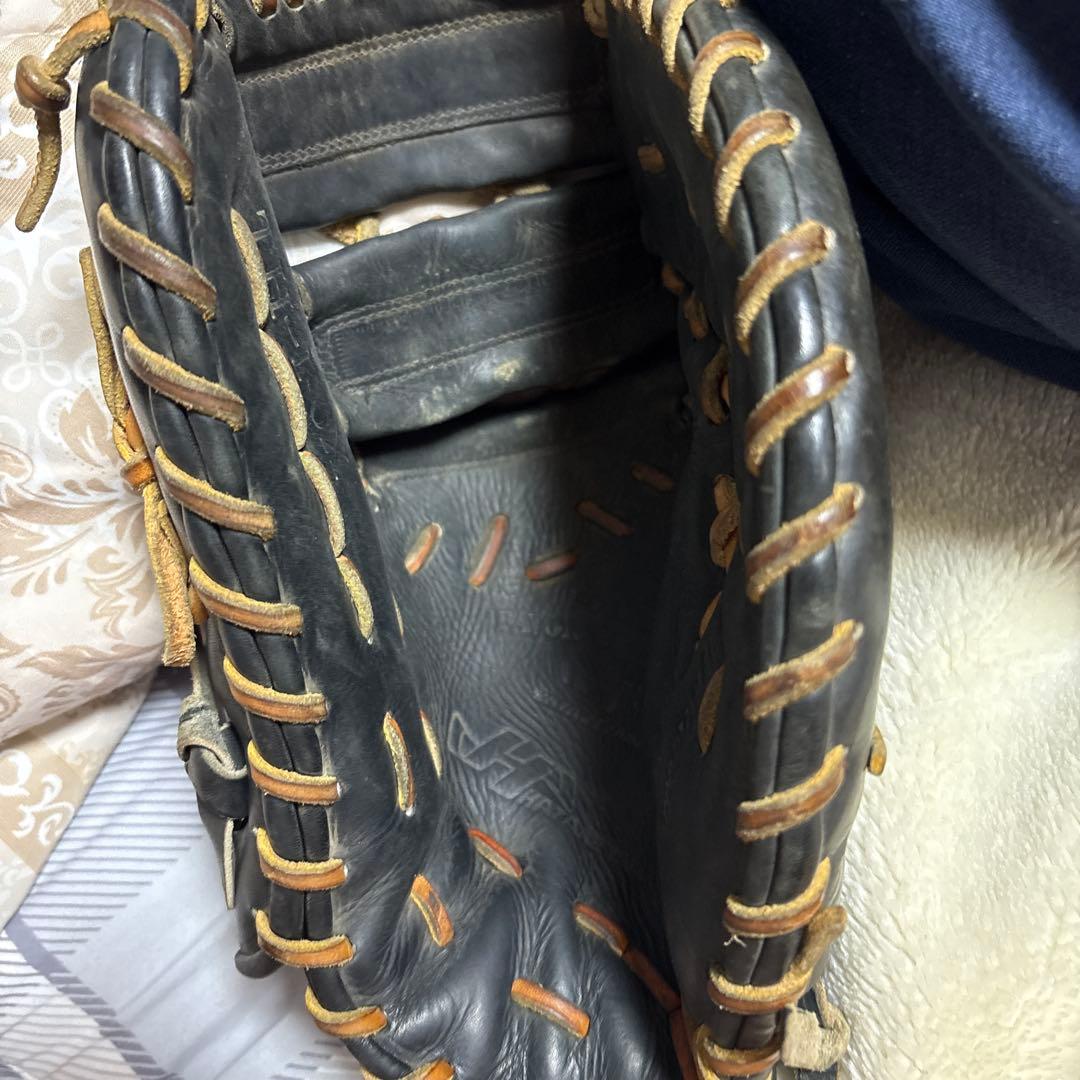 ハタケヤマ 軟式野球グローブ 黒
