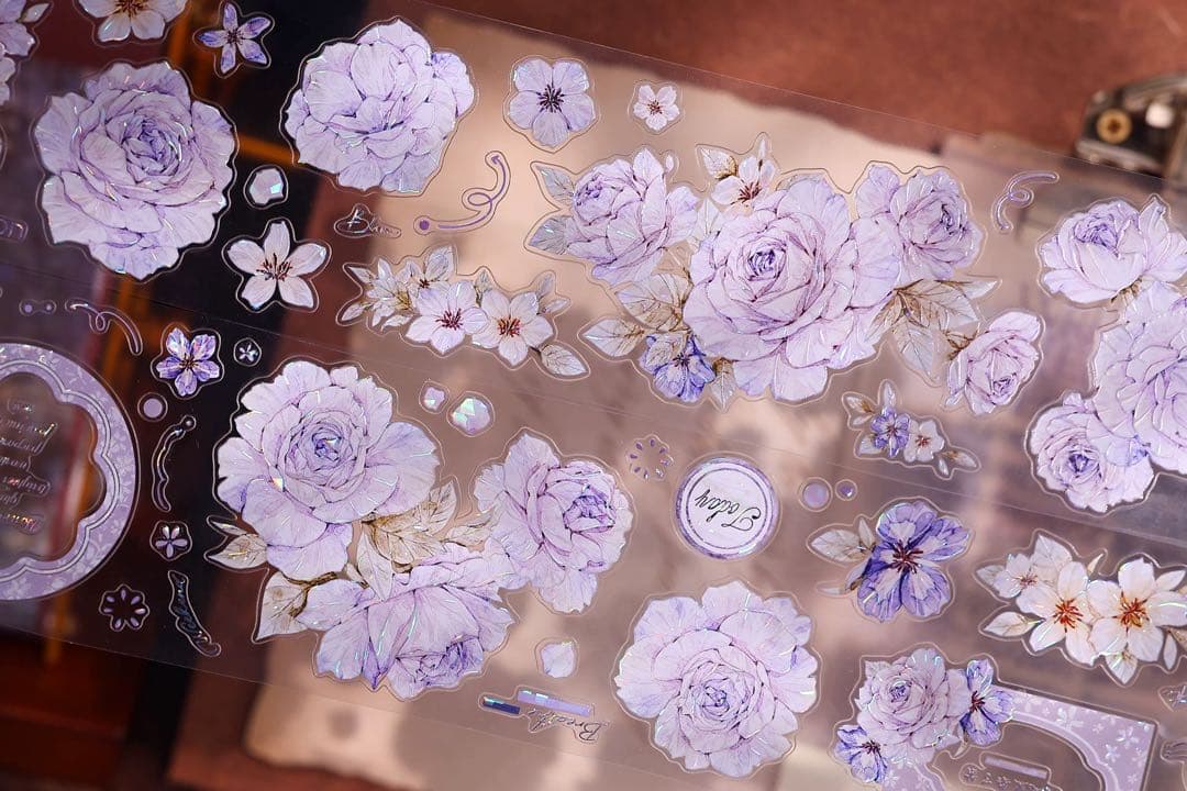 ⭐️SALE⭐️小白家文創《蔷薇诗》海外マスキングテープ マステ 【2759】