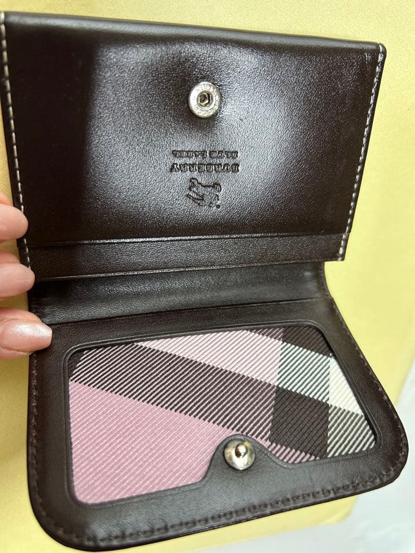 バーバリーブルーレーベル名刺入れ