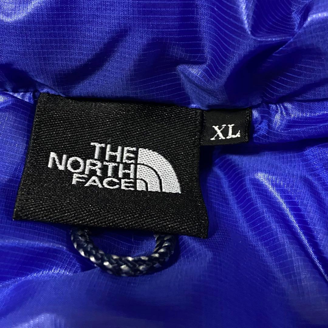 ザノースフェイス アコンカグア ダウンジャケット グリーン×オレンジ XLサイズ