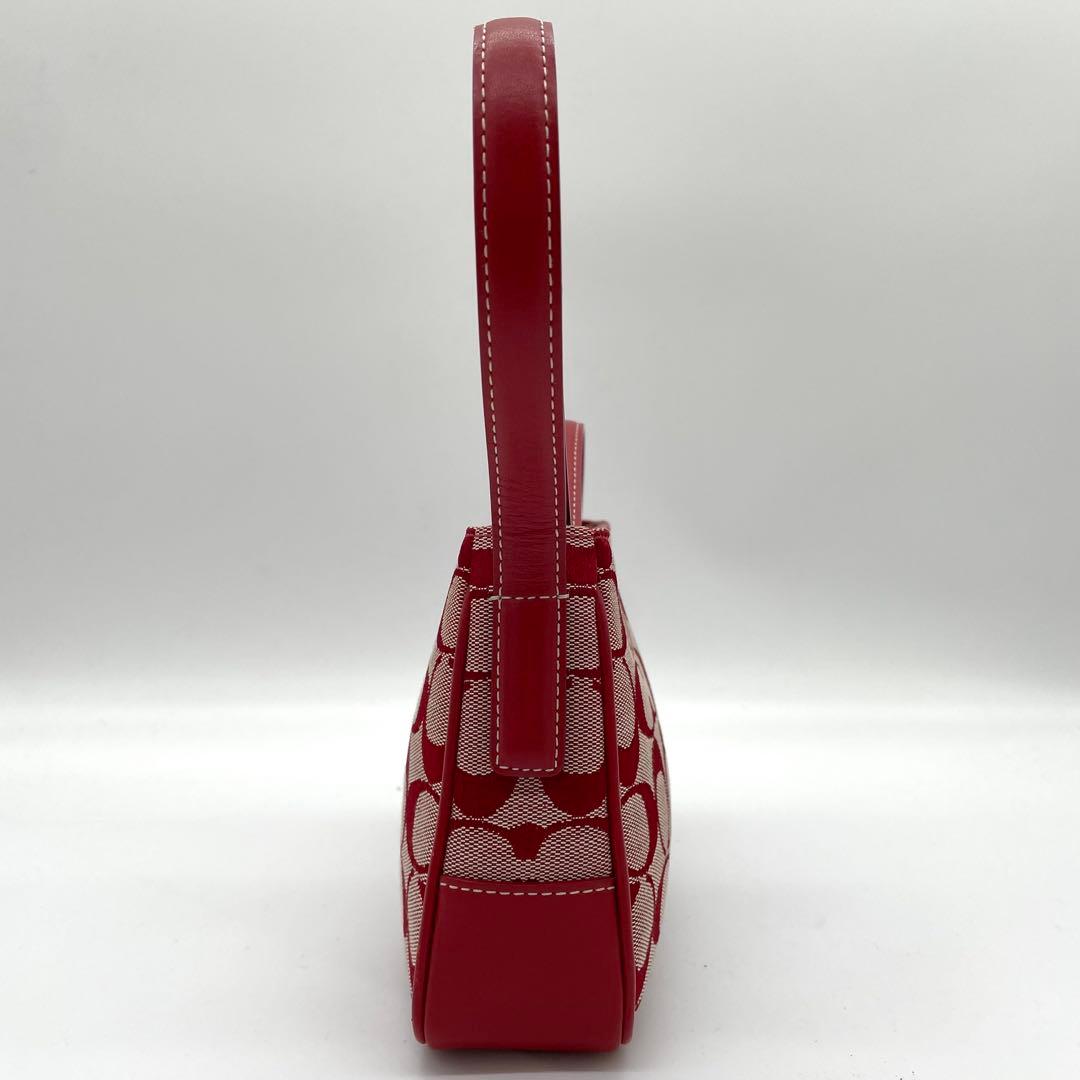 【美品】コーチ　アクセサリーポーチ　シグネチャ　キャンバス　6023