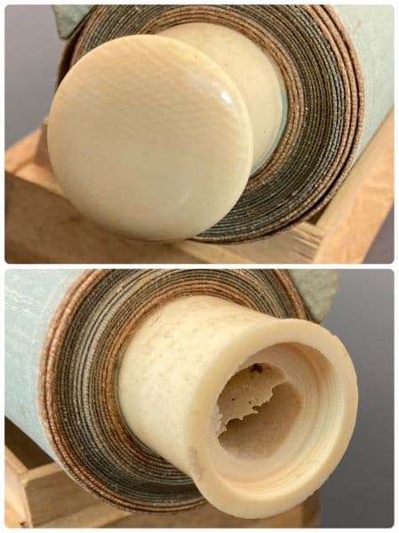 津端道彦／福島柳圃 山名貫義師事「瀑布紅葉」掛軸 絹本