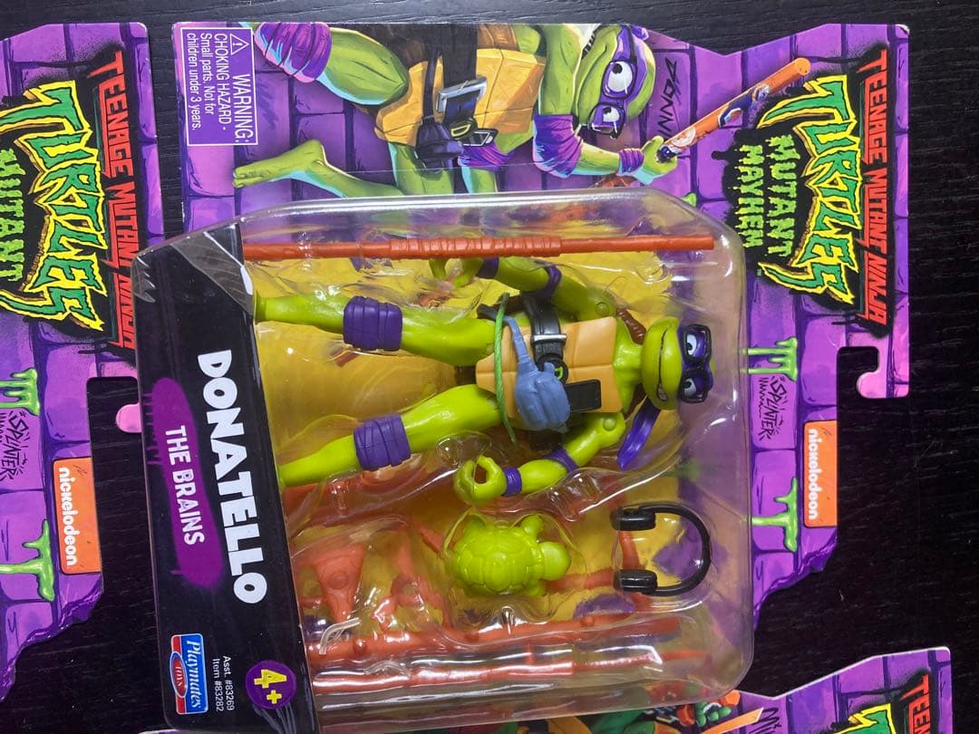 プレイメイツトイズ タートルズ ミュータントパニック！４体セット新品