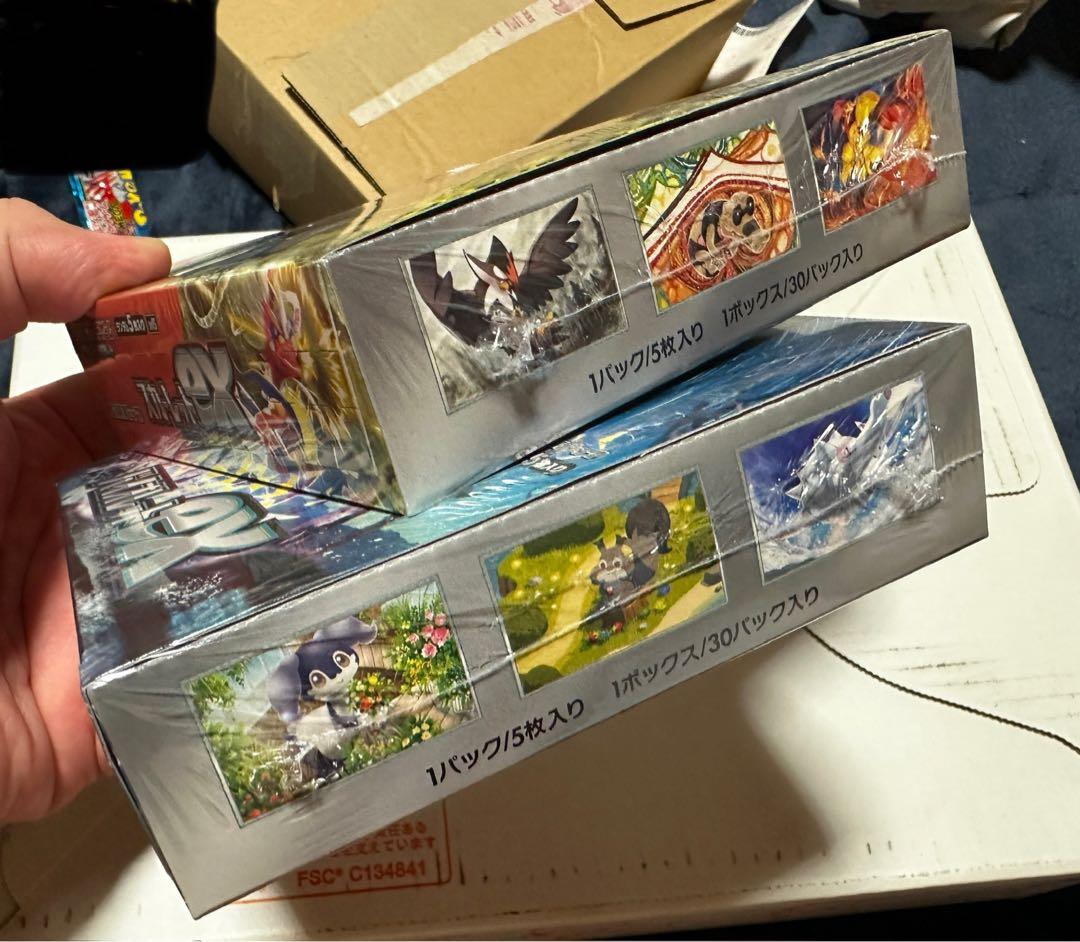 ポケモンカード　未開封BOX(シュリンク付)＋カミツレのきらめきsr まとめ売り
