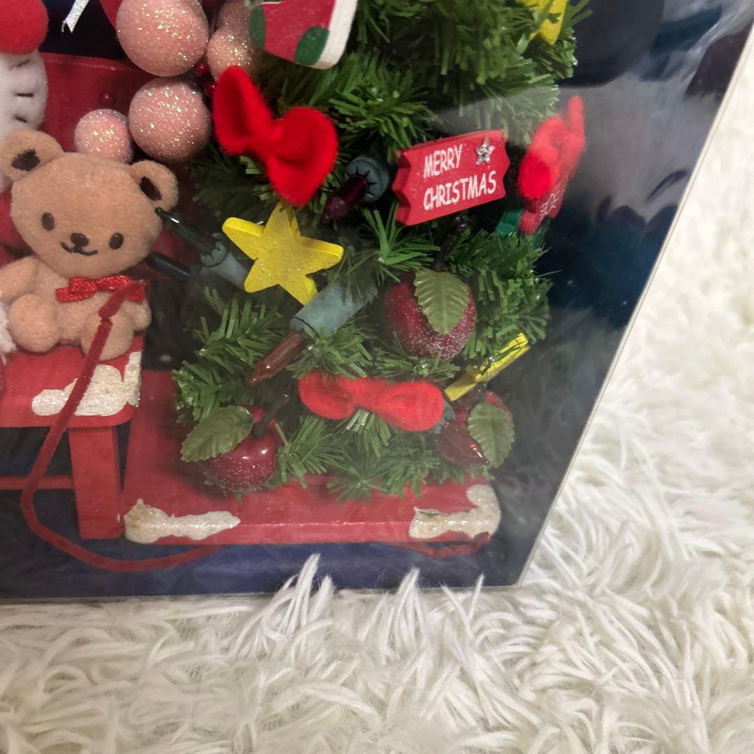 激レア サンリオ　ハローキティ　ジオラマライトマスコット　クリスマス