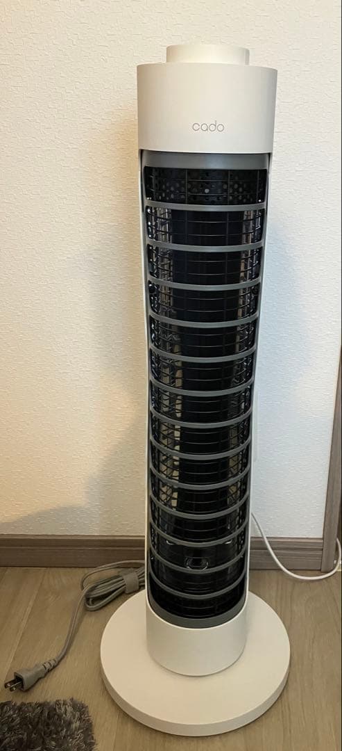 cado 電気ヒーター SOL-001S-WH