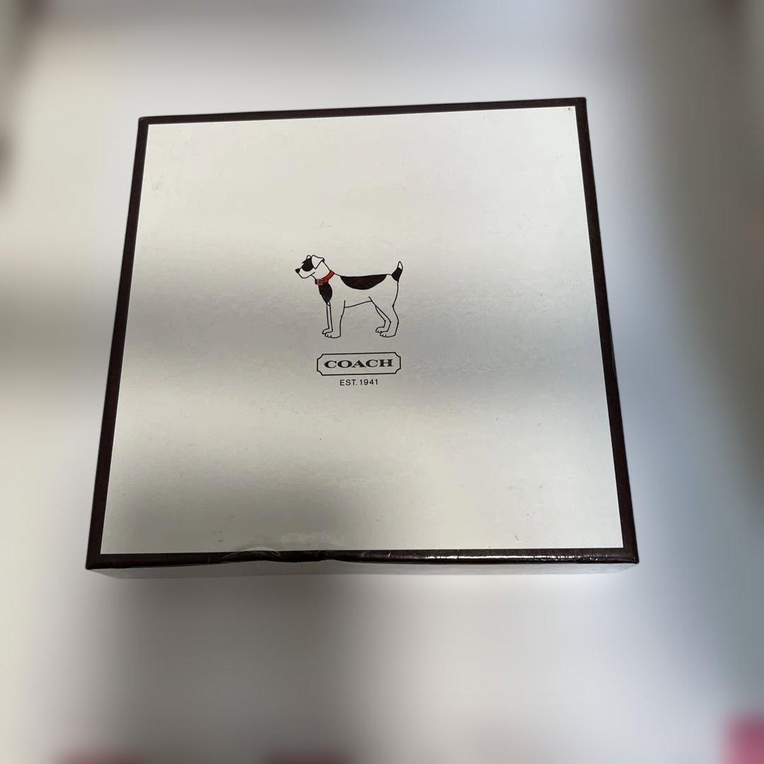 COACH ブラックレザーリード 箱付き