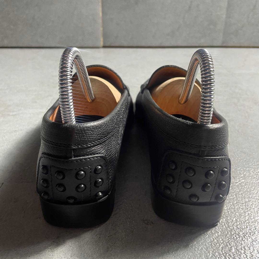 極美品✨️ TOD’S ローファー ドライビングシューズ ロゴ刻印 黒