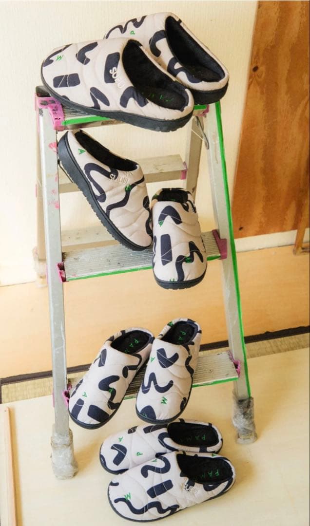 PAMM ×SUBU サンダル　ベージュ×ブラック