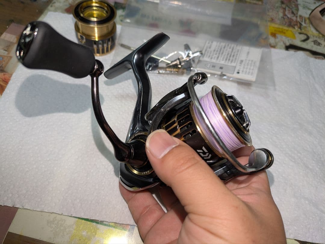 ダイワ セオリー2004H フルベアリング化 マグシールドレス化　スプールおまけ