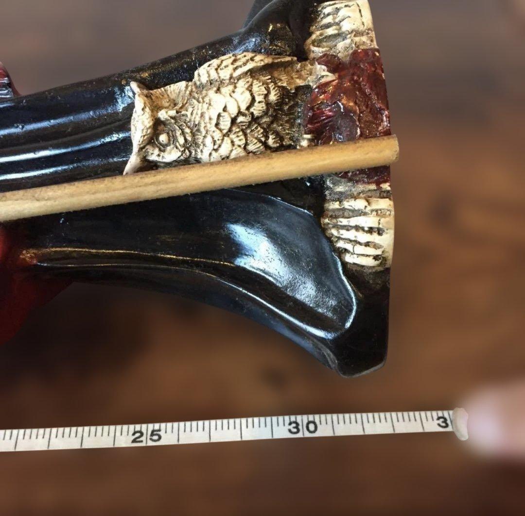 死神の置物 赤と黒 約30cm ビンテージ