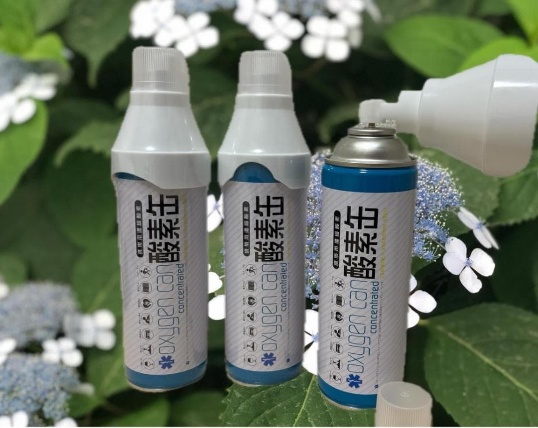 ぜったい花粉症対策　1日1本！　携帯用濃縮酸素缶　春よ来い24本セット！