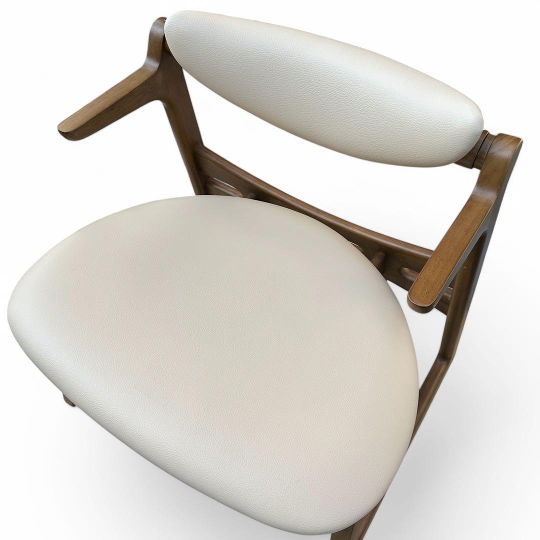 美品 低座椅子 キャスパーチェア CAチェア 400R-BE 天然木