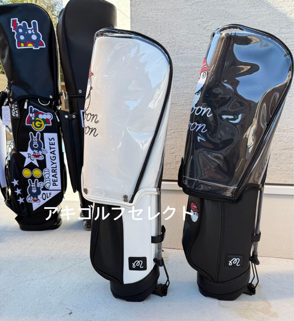 即日発送マルボン Malbon 新作 ゴルフキャディバッグスタンド式白