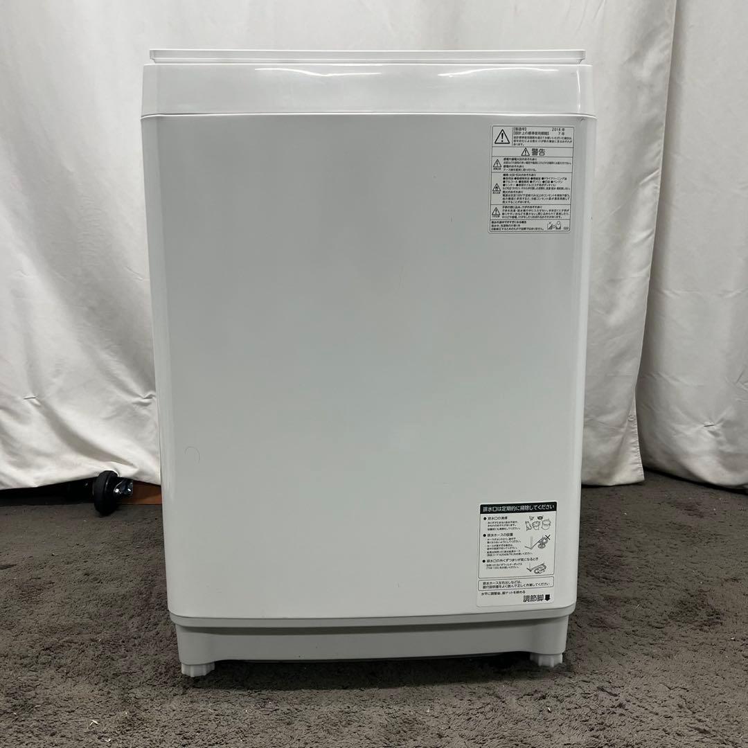884⭕️洗濯機　東芝　10キロ　大容量　安い　白　中古　冷蔵庫　設置無料　人気
