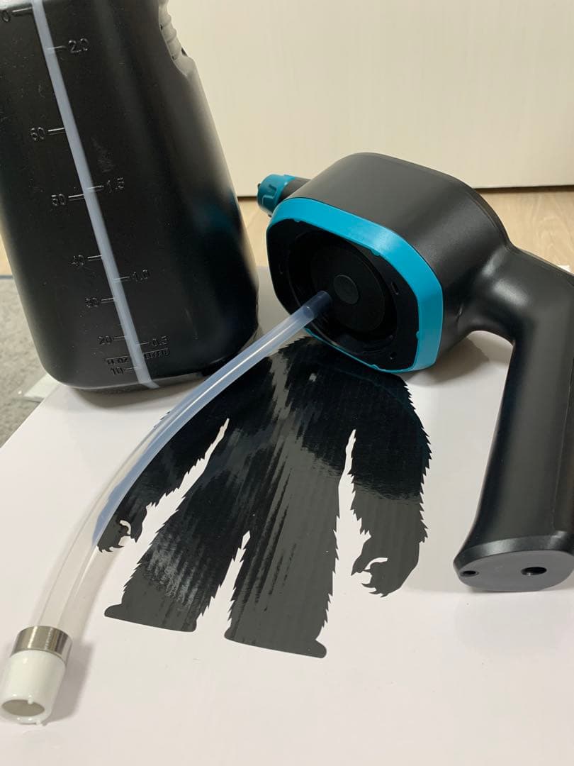 ながら洗車　スノーメンブラック 自動泡噴霧器 フォームガン 洗車　美品