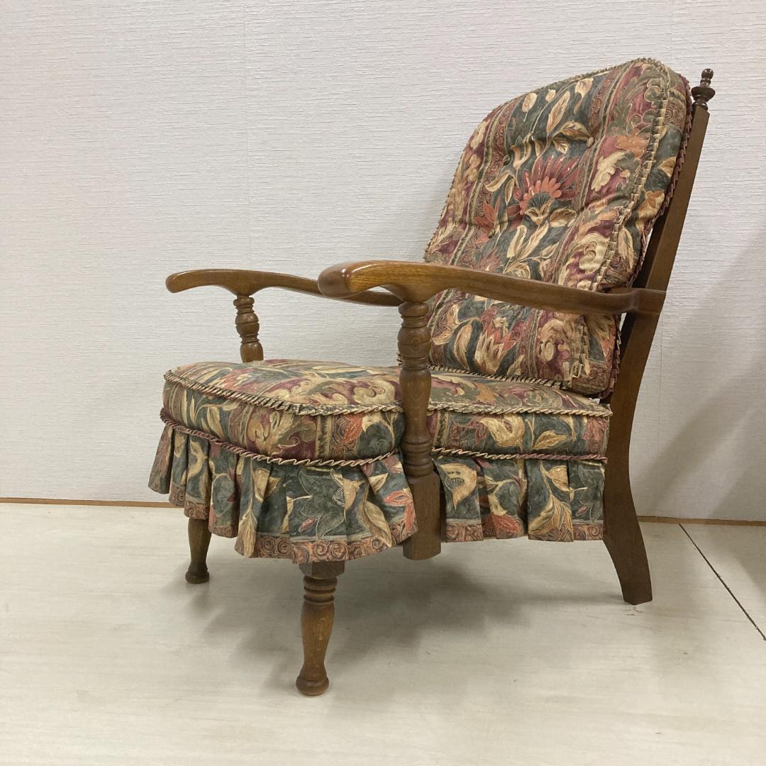 【飛騨産業】キツツキ　穂高　シングルソファ　アームチェア　一人掛け　２脚セット