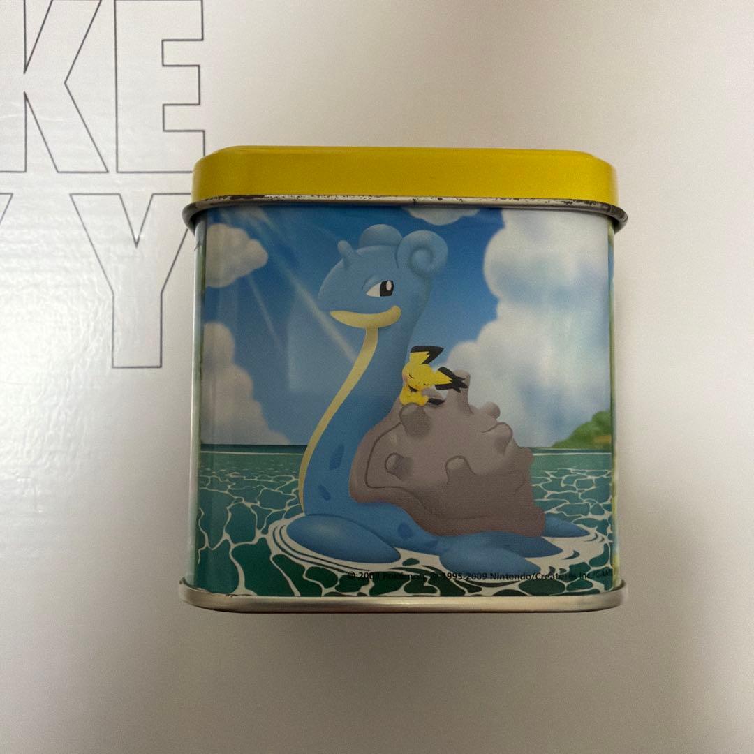 【激レア】ポケモンクッキー缶 うたたね ギザみみピチュー 空き缶