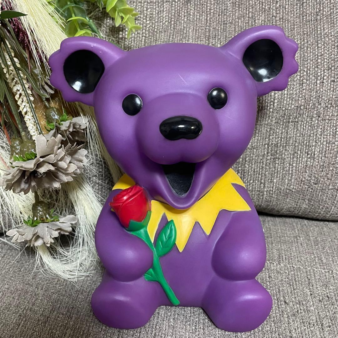 グレイトフルデッド デッドベア貯金箱 ソフビフィギュアGreatful Dead