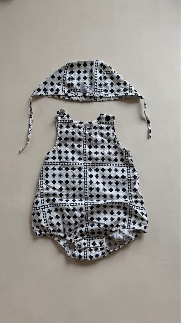 House on the hill ロンパース 80サイズ　ボンネットSET