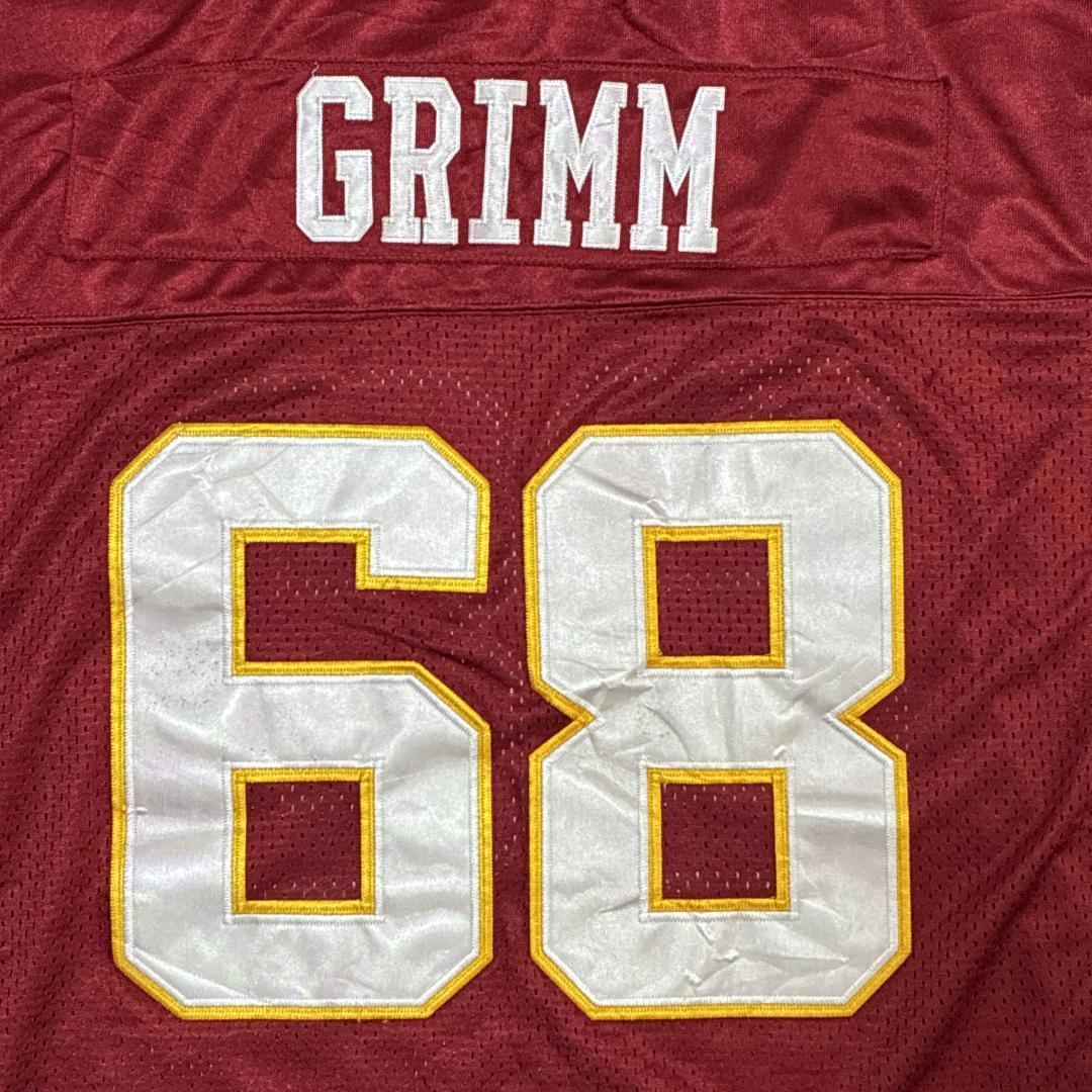 NFLレッドスキンズ ミッチェル＆ネス 刺繍 アメフトゲームシャツ ユニフォーム