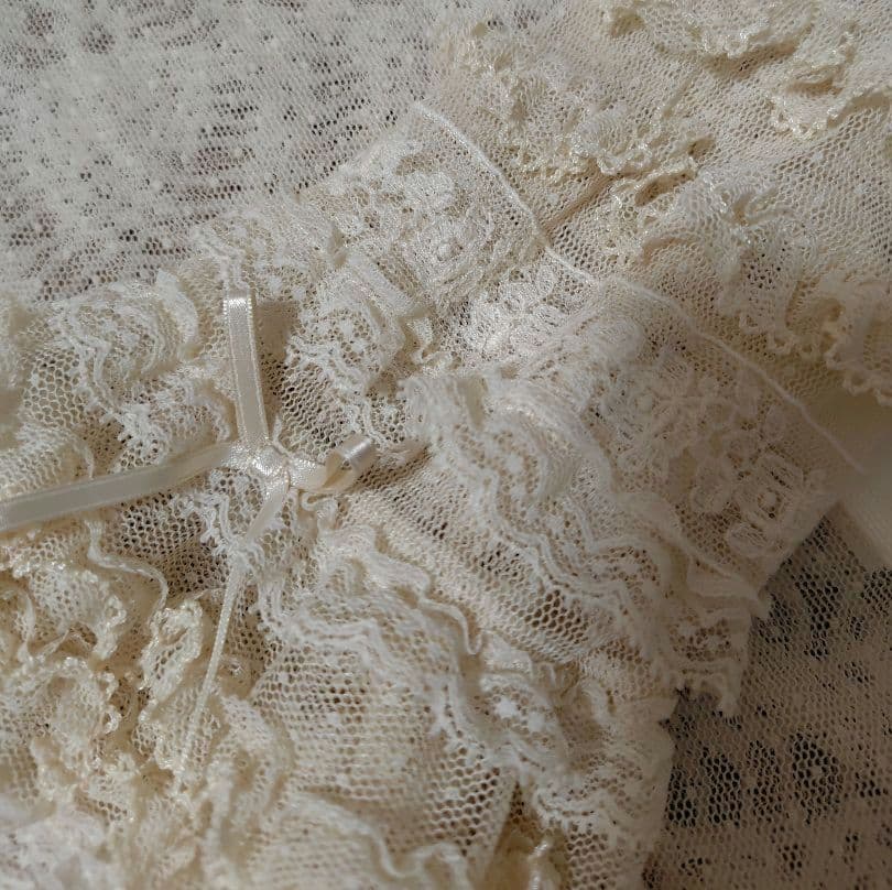 新品　ピンクハウス　ドットチュールブラウス　一部ローズ柄