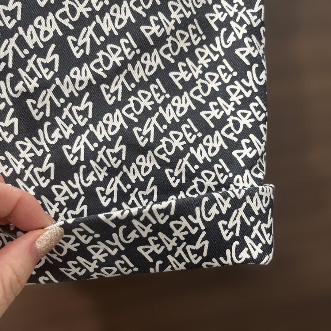 PG メンズパンツ ネイビー柄白　サイズ　7