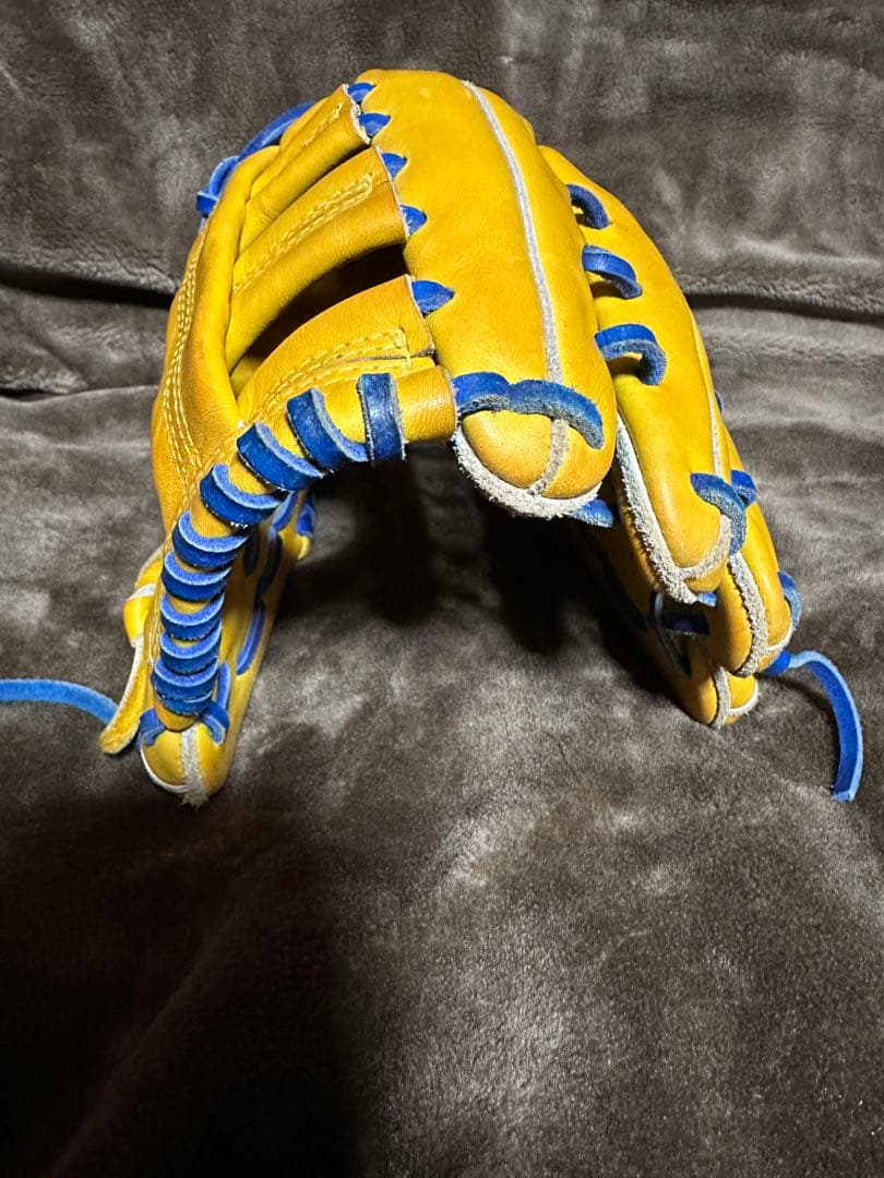 【中古】ミズノ　グローバルエリート　オーダー　一般外野手用　刺繍あり