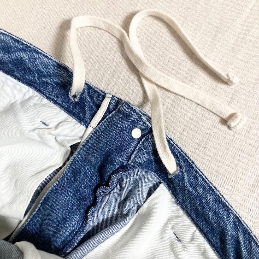 オーバーシルエットサイズ！ SSZ デニムイージーカーゴパンツ