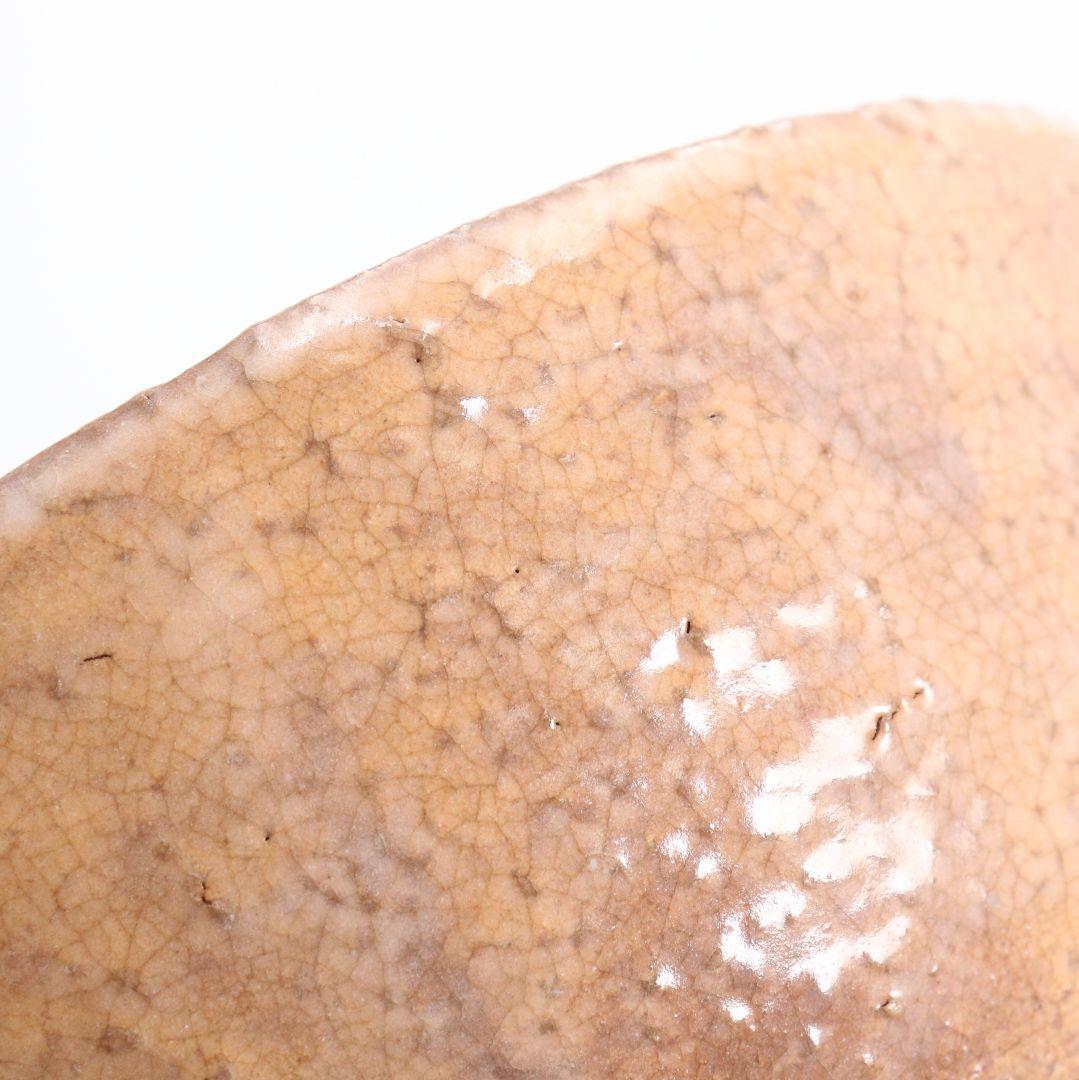 八代目 晴雲山 岡田窯 岡田裕作 萩茶碗 共箱共布　AT963