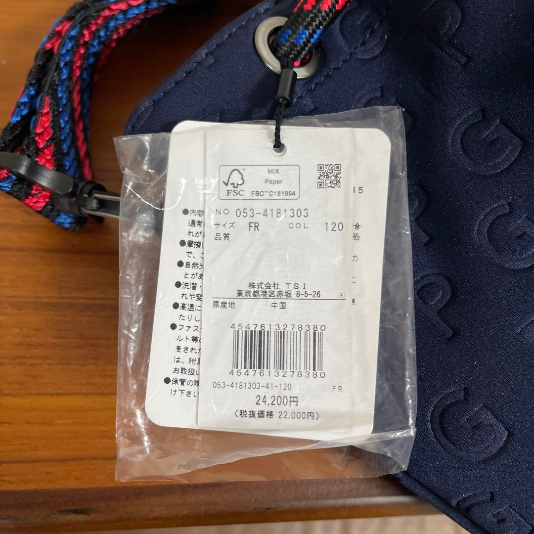 新品　未使用　パーリーゲイツ　カートバック　紺色