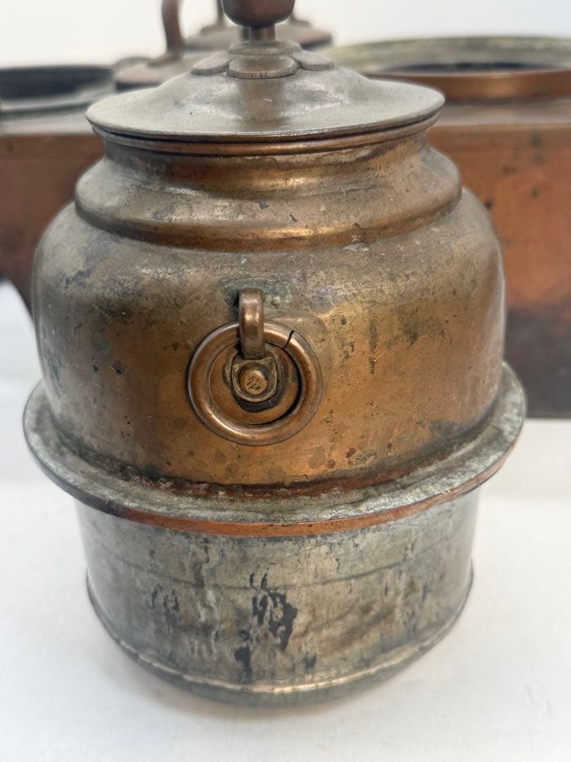 レトロ　銅製　熱燗器　燗銅壷　古道具　アンティーク　送料込み260202