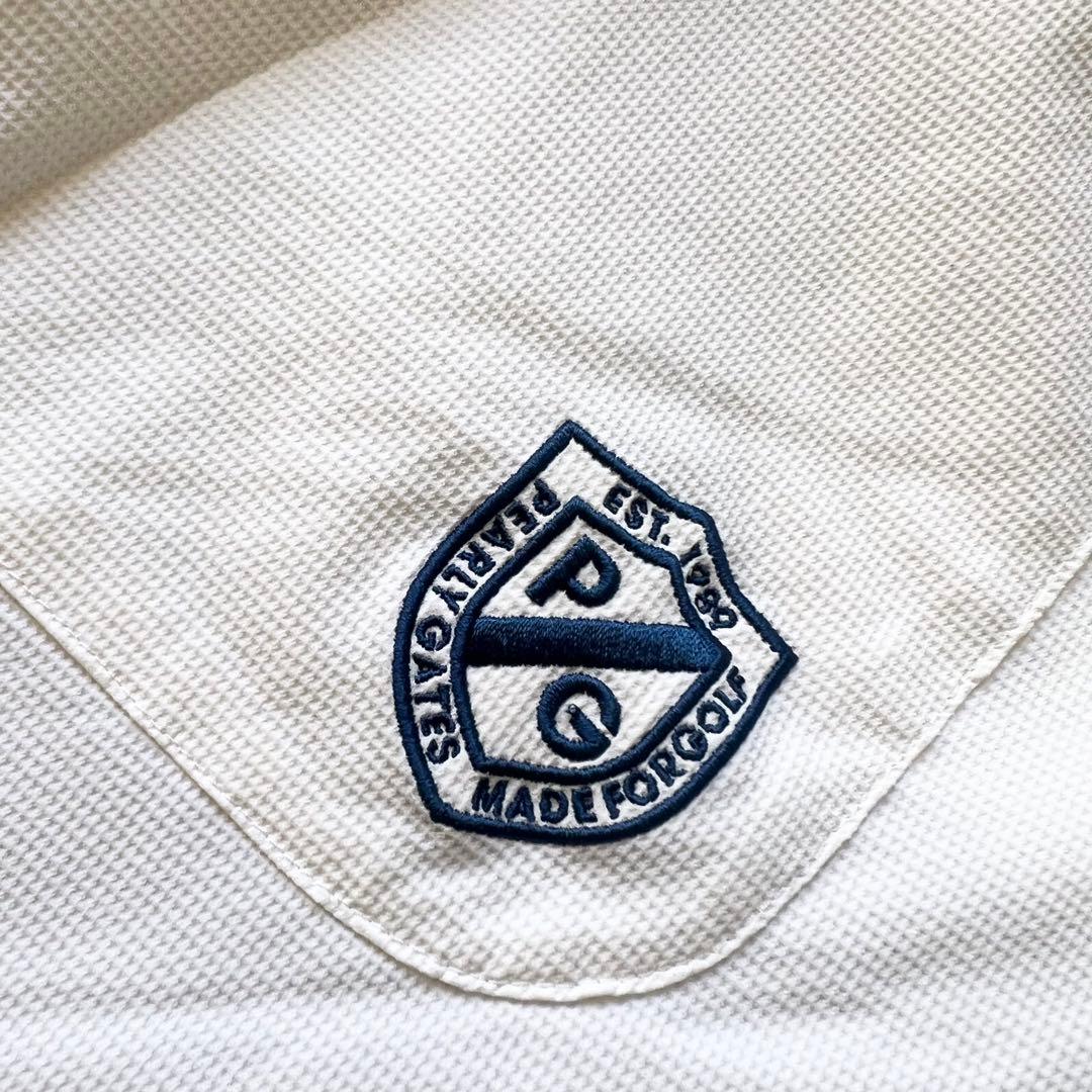 パーリーゲイツ　ジョガーパンツ　ナイロン　薄手　ロゴ　レディース　L 2 白