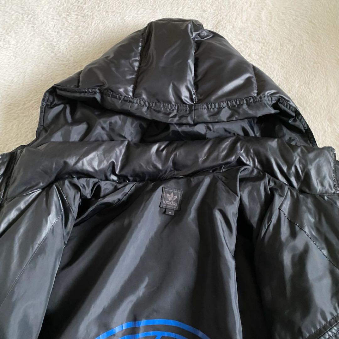 00s adidas パファージャケット　中綿　2way 黒　オーバーサイズ