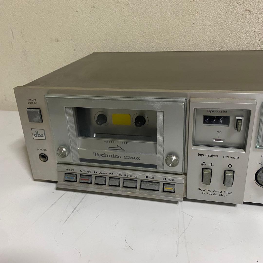 動作確認済み Technics カセットデッキ RS-M240X DOLBY