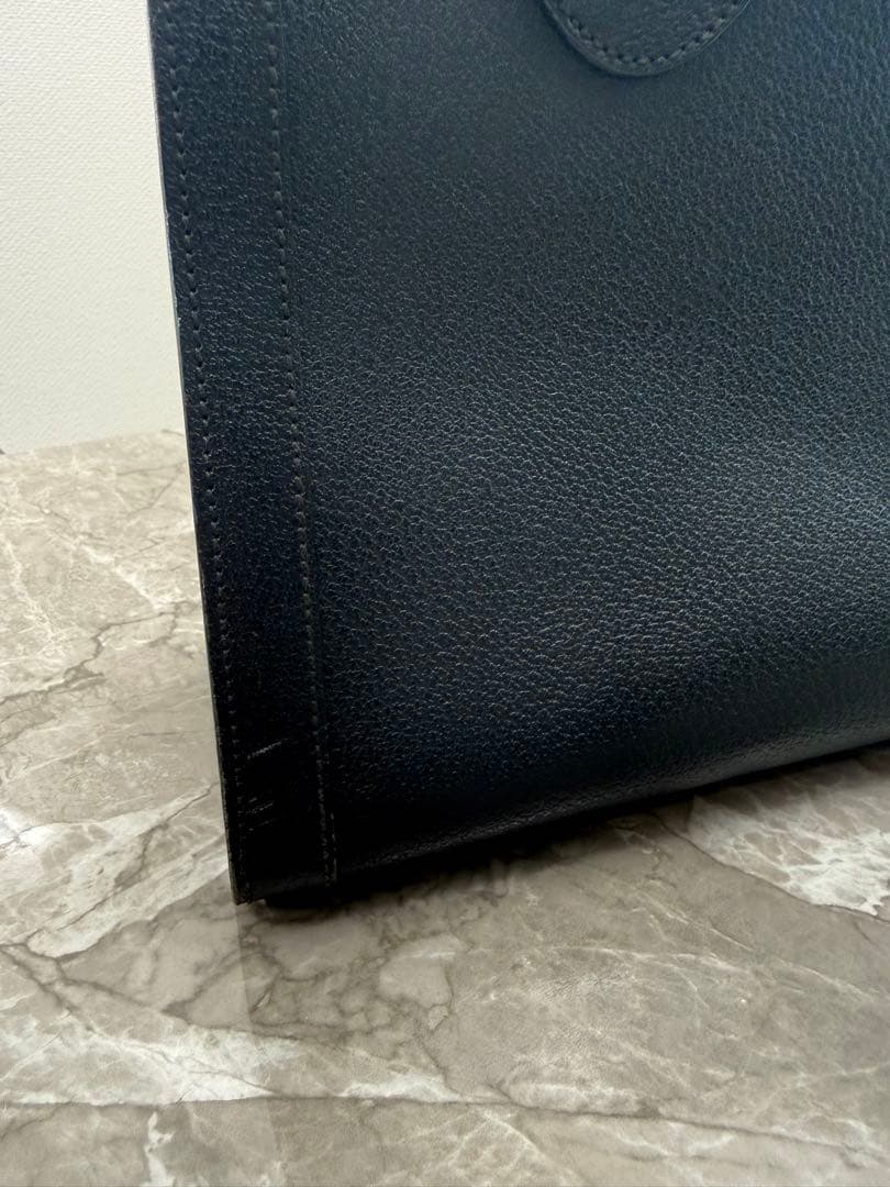 美品GUCCI グッチ バンブー ダイアナ ハンドバッグ レザー　黒 ブラック