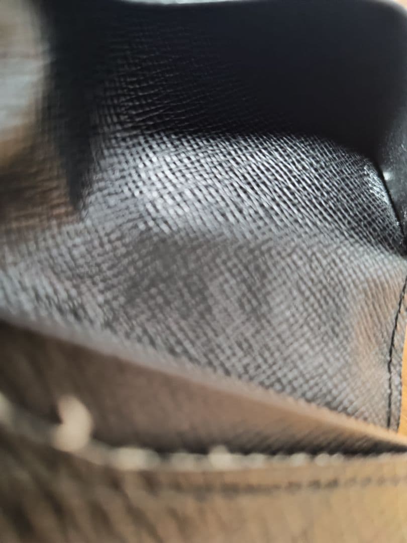 Louis Vuitton 黒 レザー 名刺入れ