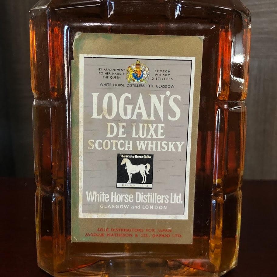 希少 ローガンデラックス 旧ボトル ホワイトラベル スコッチ 760ml 43%